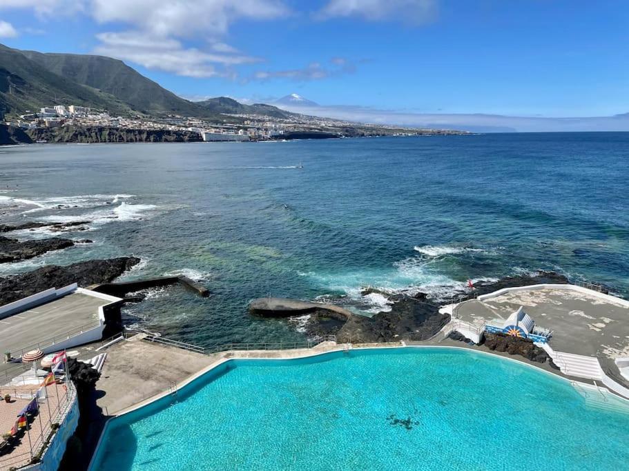 Altagay, apartamento frente al mar, vistas a El Teide Punta Del Hidalgo Exterior foto